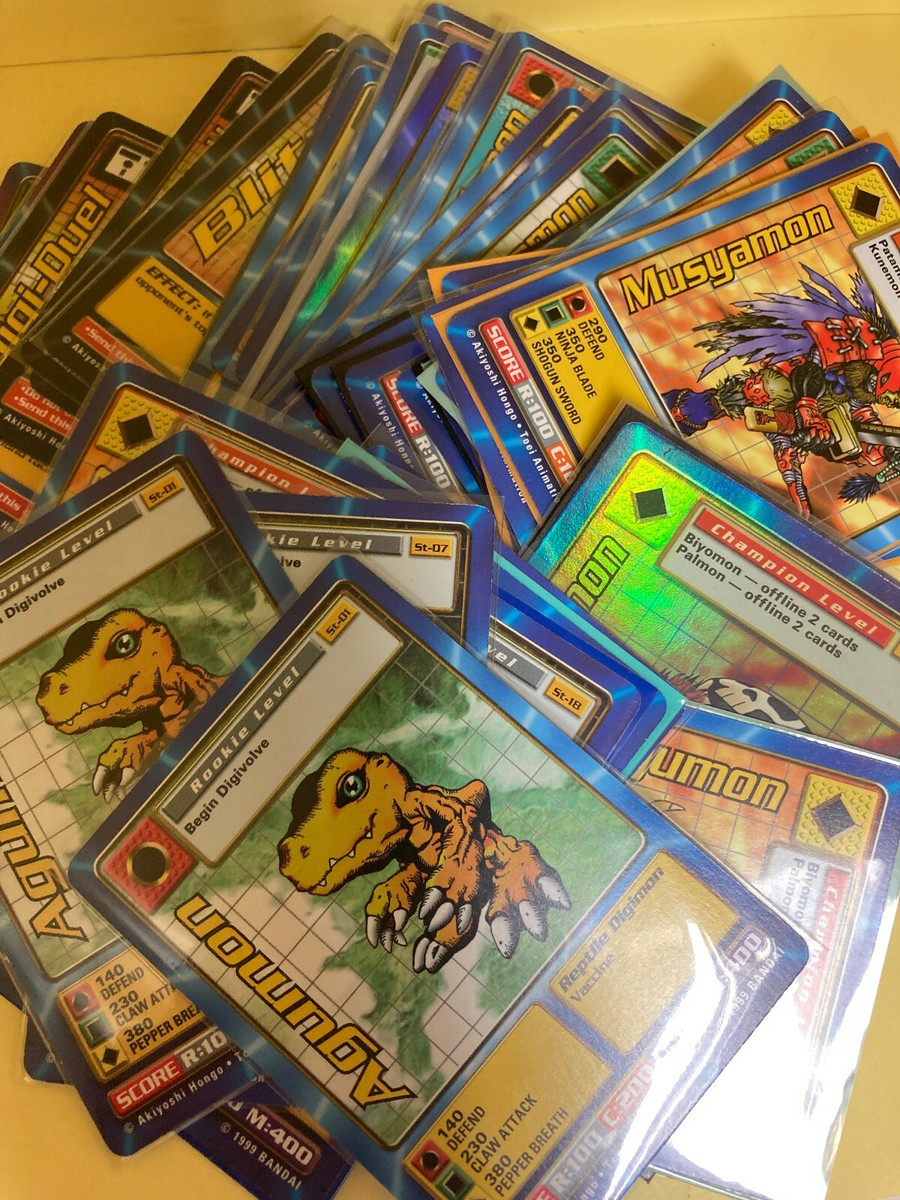 1999 Bandai DIGIMON Digital Monsters CCG Card St- Unlimited Ed- Pick:  Attributes