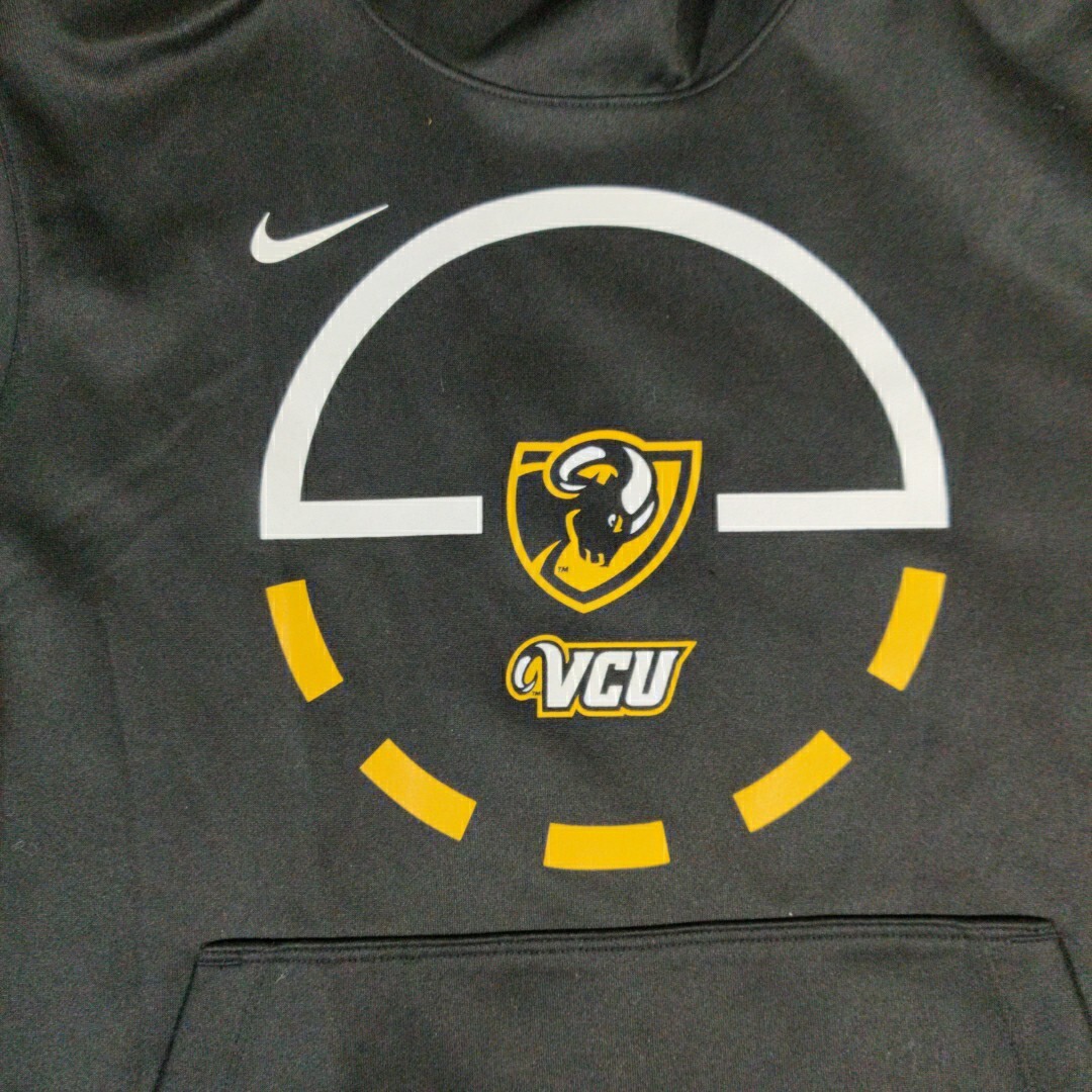 Nike VCU Sweatshirt Mens Large Black Basketball Short Sleeves Shooters