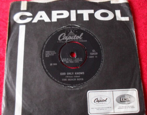 Single 7" The Beach Boys - God only knows / Wouldn't it be nice (UK) TOP!! - Afbeelding 1 van 2
