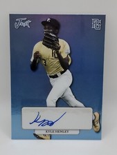 2022 LEAF PERFECT GAME NATIONAL SHOWCASE JUST MINORS KYLE HENLEY 3/8 AUTO