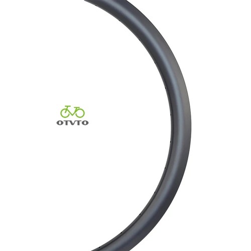 Llanta de carbono grava 700C 40 mm profundidad 28 mm ancho asimetría tubular sin cámara 1 pieza - Imagen 4 de 12