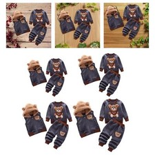 1Set Baby Clothes Warm Kids Clothing for Baby 1-3 Years Olds New Year Holiday