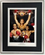 Paul 'Silky' Jones Middleweight Boxing Champion Signed & Framed Display + Cert