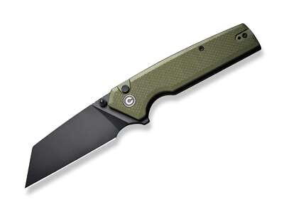 CIVIVI Amirite G10 OD Green Tachenmesser Nitro-V Button Lock Clip Grün C23028-3