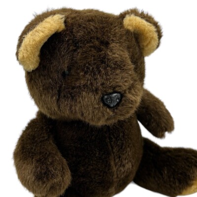 Brown Teddy Bear Stuffed Plush Two Tone Woodland Creatures Forest Wildlife