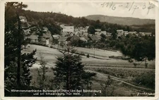 RPPC Postcard Burkersdorf Blankenburg Germany Vista View 1937 