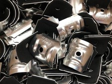 5-500 Aluminium Kalotten Sinus 18/76 mit Gummidichtung mit und ohne Bohrschraube