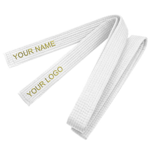 TOPTIE Custom Embroidered Karate Belt, Martial Arts TaeKwonDo Judo Rank Belt - Picture 15 of 16