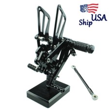 Fit Kawasaki ZX-6R ZX6R 1995-1997 CNC Rearset Foot Pegs ZX7R ZX750 91 92 1993-03