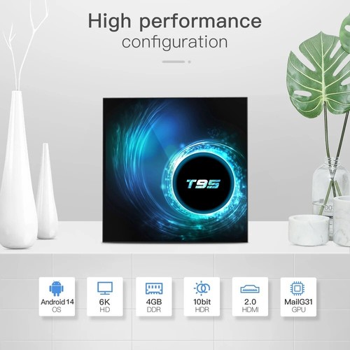 NEU TV Box T95 Android 14 8K Set Top Box H616 Quad Core 5G Dual Wifi Googl - Bild 16 von 27