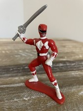 Mighty Morphin Power Rangers Red Ranger 3" figurine Bandai Vintage 1993