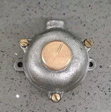 VINTAGE WALSALL FLAME PROOF SINGLE GANG LIGHT SWITCH INDUSTRIAL CRABTREE FACTORY