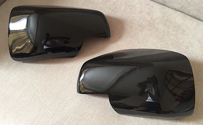 RANGE ROVER SPORT FULL MIRROR COVERS GLOSS BLACK 05-09 DISCOVERY 3 FREELANDER 2
