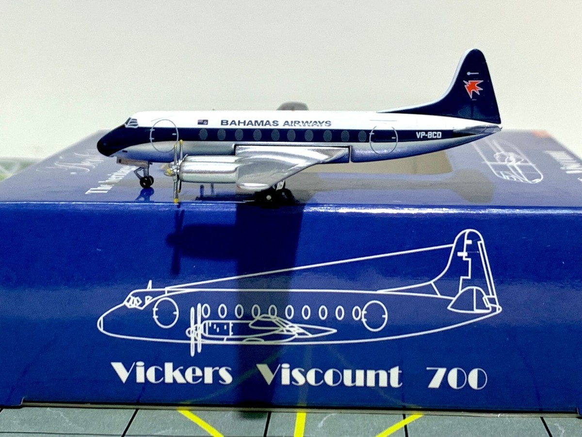 航空機・ヘリコプター AeroCrassic 1/400 BOAC Viscount700 AeroClassics 1:400 Bahamas Vickers Viscount 700 VP-BCD | eBay