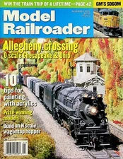 Model Railroader Magazine November 2000 Allegheny crossing O scale C&O
