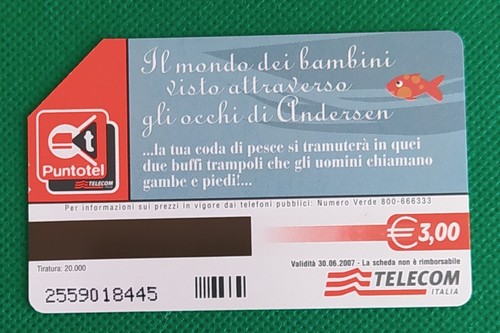 Scheda telefonica usata Il Mondo dei Bambini La Sirenetta come foto - Foto 2 di 2