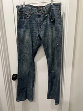 Levi's Rare Red Label Men's Jeans Boot Cut 5 Pocket Design Measures 35X34