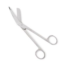 Nonsterile Single-Use Lister Bandage Scissors, 7.25'', Box of 12