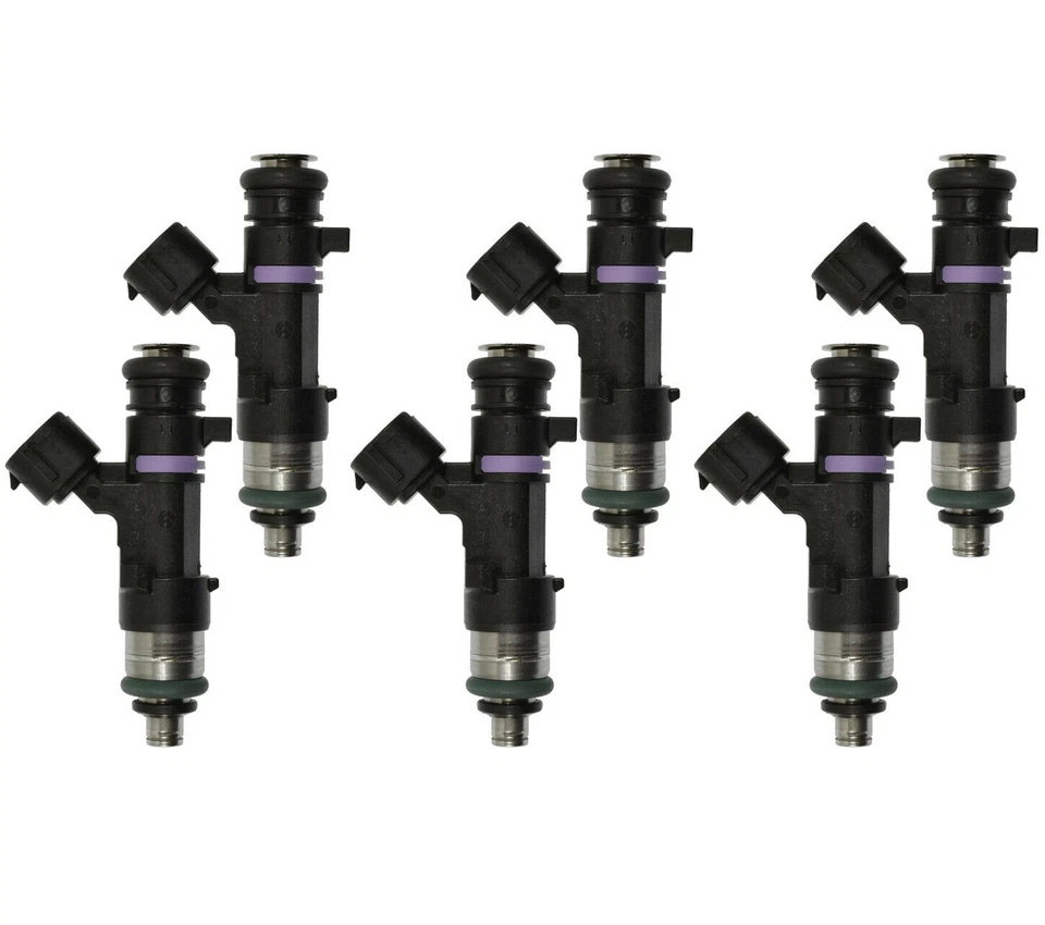 Injetor de combustível 6 peças FJ750 para 2005-15 Nissan Xterra 4.0L V6 Armada Titan 5.6L V8 - Imagem 2 de 4