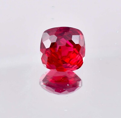 13 x 13 mm Very Rare Natural 12.70 Ct Red Painite Burmese Facet GIT CertifiedGem