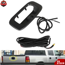 Tailgate Handle Backup Camera Black For GMC Sierra/Chevrolet Silverado 1999-2007