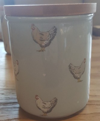 chicken tea coffee sugar canisters