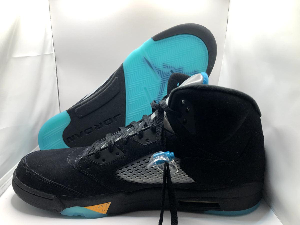 靴 Air Jordan 5 27cm Amazon.com | [DD0587-047] Mens Air Jordan Retro 5 'Aqua' | Basketball