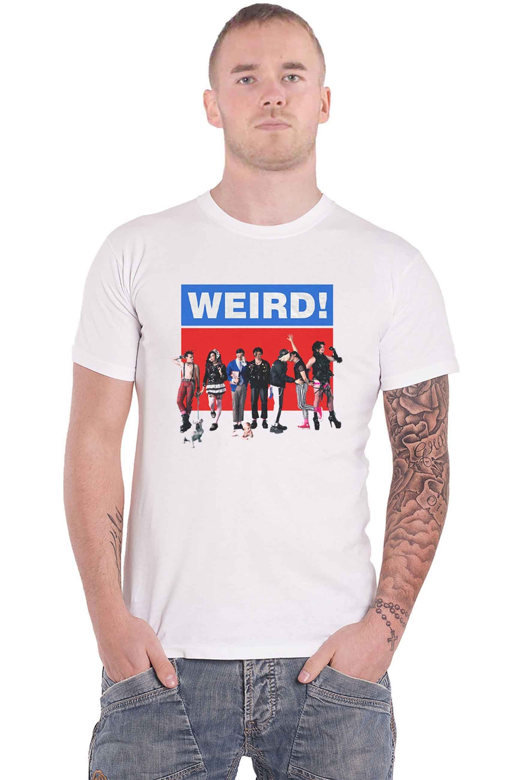Yungblud Official Weird Logo White T-Shirt for Men – New Design