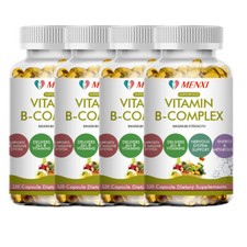 Vitamin B Complex Supplement 8 Super B Vits 60 Capsules with Inositol, Choline