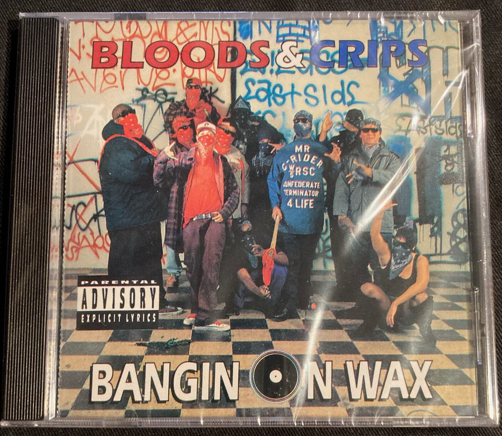 SEALED --- Bloods & Crips - Bangin' On Wax  --- Gangsta/G-Funk/Rap CALI RARE