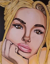 hand painting on canvas