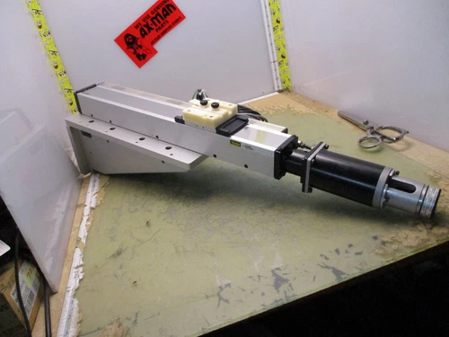 parker 802-6682b linear actuator stage es22b-dnr10-ec motor w/ bracket [0-A.5]