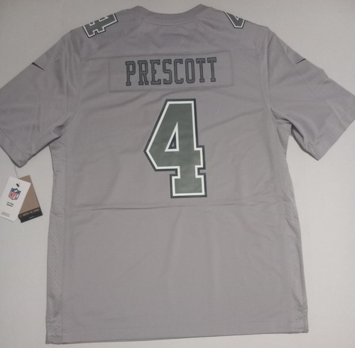 Men's Nike Dallas Cowboys Dak Prescott Atmosphere Fashion Game Jersey Size L - 第 5/14 張圖片