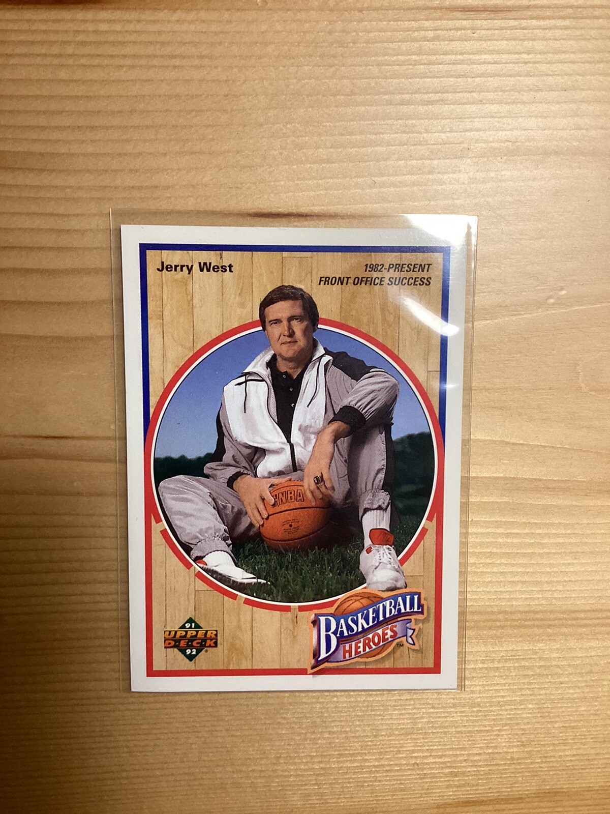 Jerry West 1991-92 Upper Deck Basketball Heroes #8