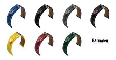 Barington Haifischleder-Uhrenarmband (617) - 7 Farben - 18 mm, 20 mm, 22 mm