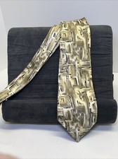 Cocktail Collection champagne 100 Imported Silk Mens Neck Tie Made in the USA