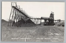 Crosby Minnesota MN Mining Industries Real Photo Postcard RPPC 1930-50