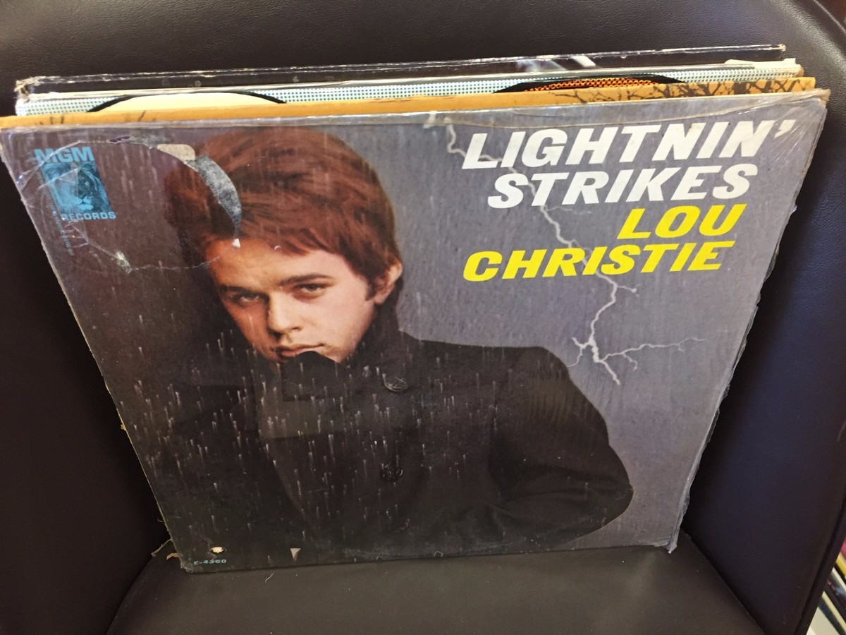 Lou Christie Lightnin' Strikes vinyl LP VG+ MGM 1966 MONO in