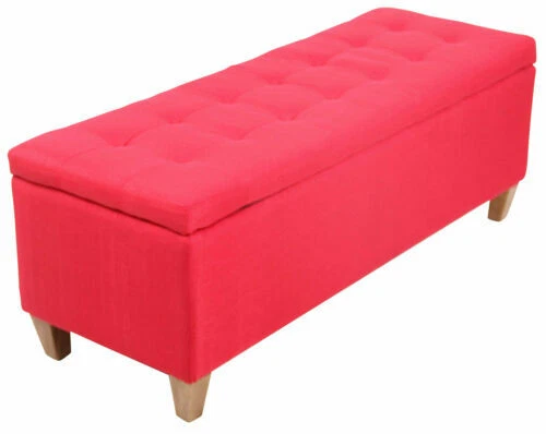 Banquettes et tabourets bancs rouges pour la maison