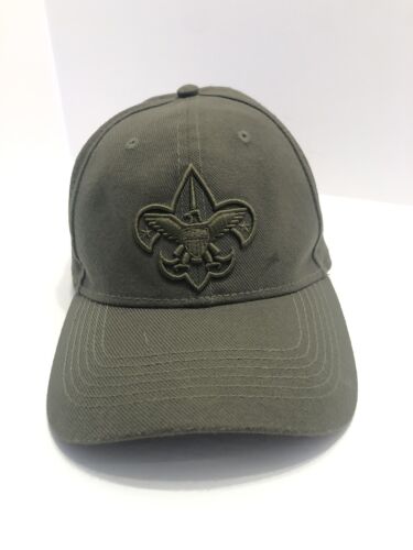 Boy Scouts BSA Official Uniform Cap Green Embroiderd Logo XL - Picture 1 of 10