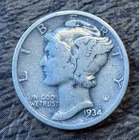 1934 P Mercury Dime Circulated Uncertified US Coin