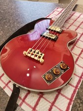 Epiphone Bass Guitar, Allen Woody Rumblekat with Fitted Hard Case, Fine Cond.