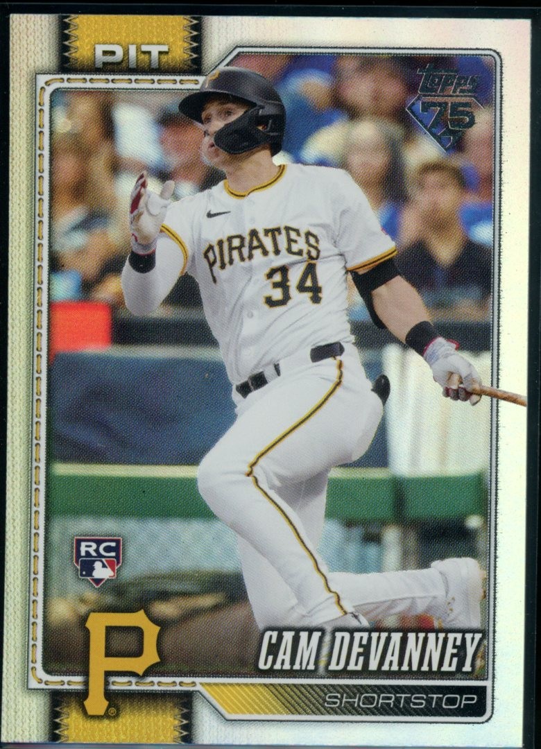 2026 Topps #268 Cam Devanney Rainbow Foil