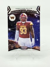 2024 Panini Football Certified Jonathan Allen Stars #13 Washington Commanders