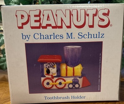 Vintage Peanuts  By Charles M. Schulz Toothbrush Holder By Willitts New In Box