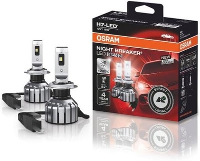 Osram NIGHT BREAKER LED H7 GEN 2, Fern- und Abblendlicht, 12V, 64210DWNBG2-2HFB