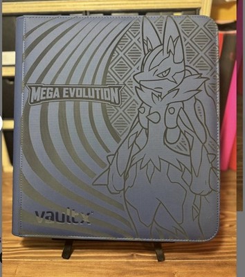 Vault x 12 Pocket  Binder 480Card Capacity Mega Evolution - Lucario
