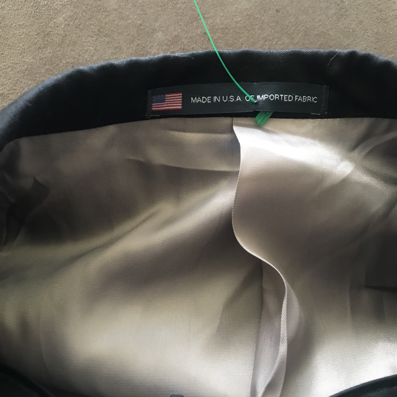 Hart Schaffner Marx Blazer 46L Black Chicago Fit 100% Worsted Wool NWT