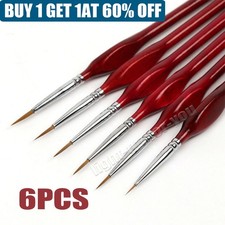 6PCS Extra Fine Tiny Detail Painting Brushes Set Line Paint Brush  Drawing UK