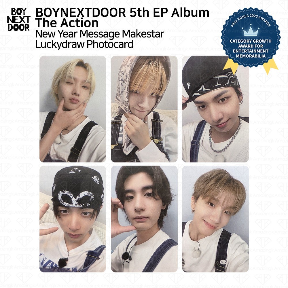 BOYNEXTDOOR 5th EP Album The Action NewYearMessage MakeStar